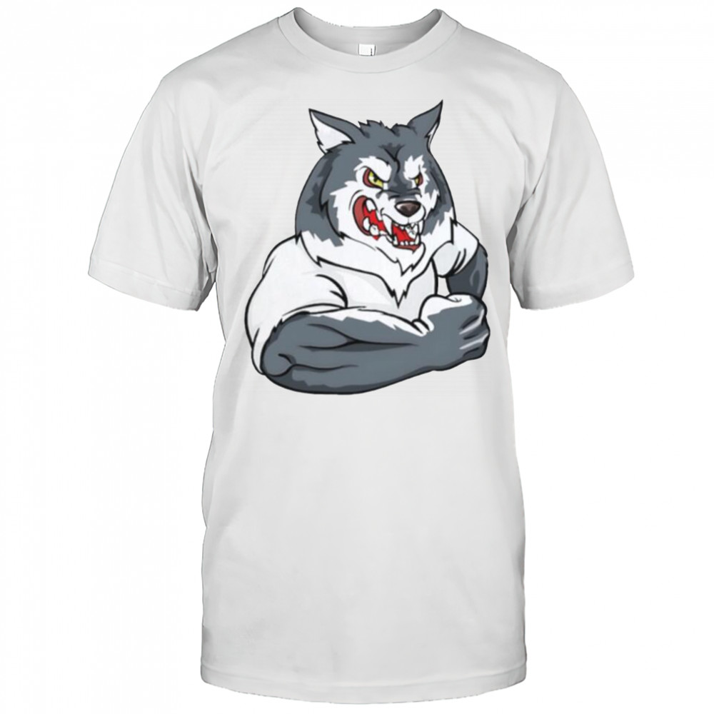 Strong wolf gym shirt