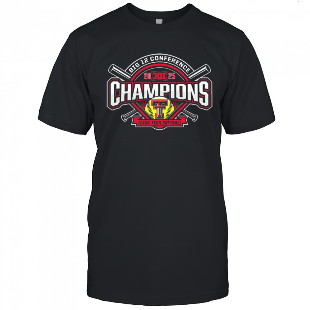 Texas Tech Red Raiders Softball NCAA Big 12 Conference Champions 2025 t-shirt