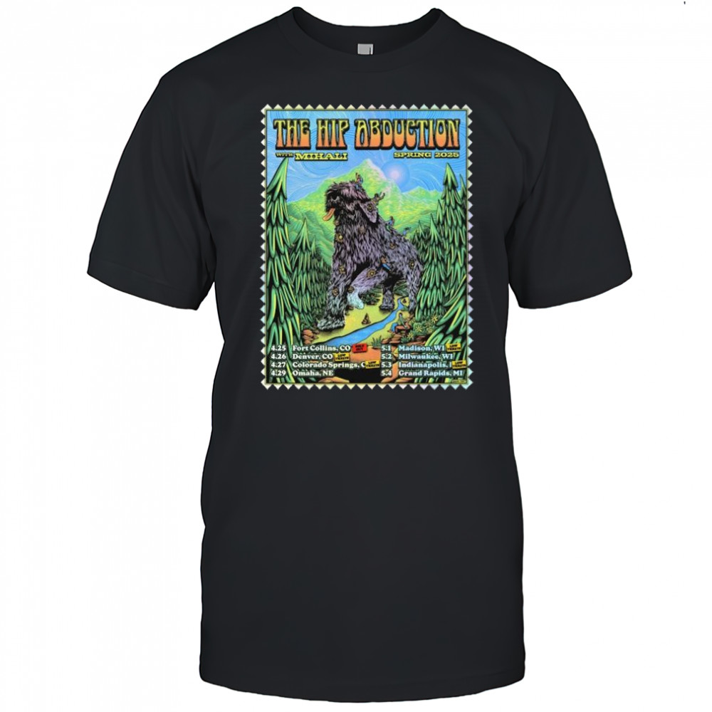 The Hip Abduction with Mihali Spring 2025 April and May t-shirt