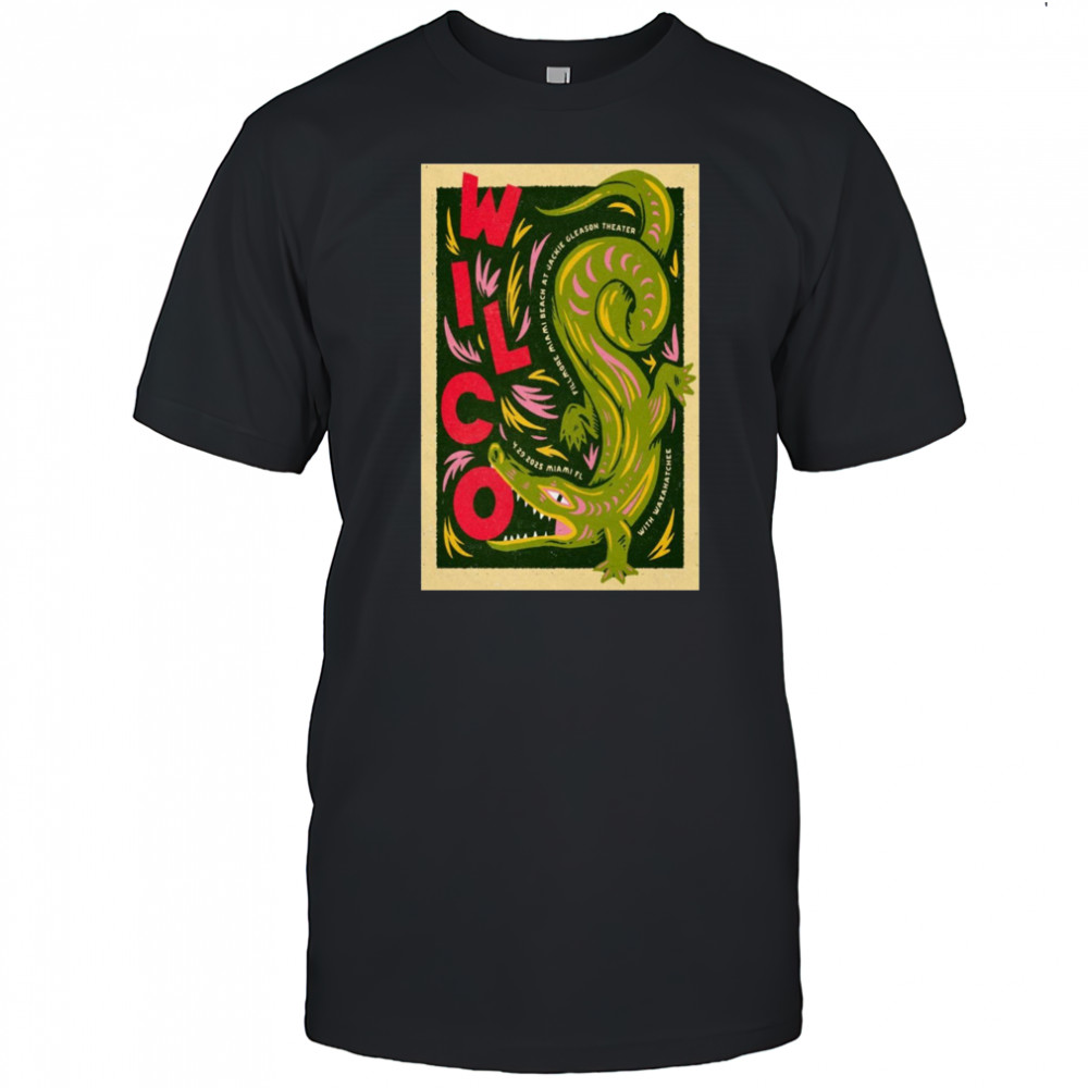 Wilco Fillmore Miami Beach at Jackie Gleason Theatre Miami Beach FL April 29 2025 Tour t-shirt