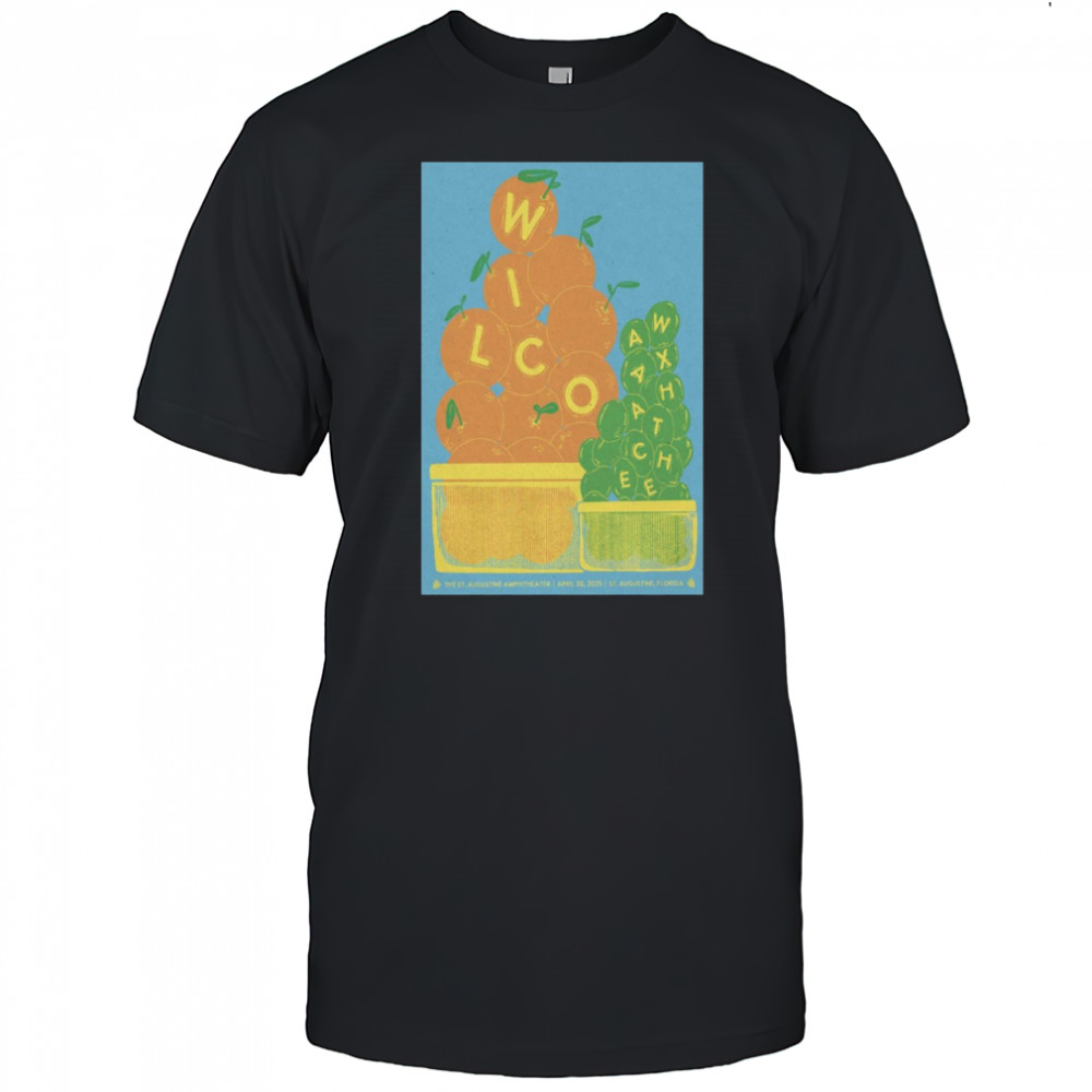 Wilco Saint Augustine Amphitheatre St Augustine FL April 30 2025 Tour t-shirt