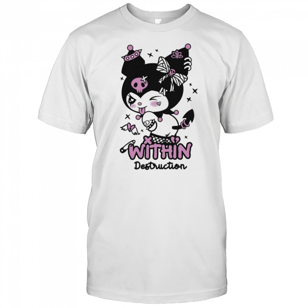 Within Destruction Devil Kitty Kuromi T-shirt