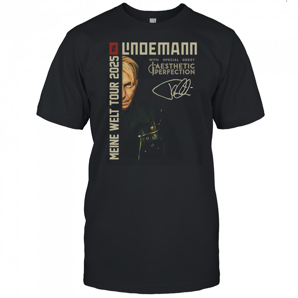 2-Sided Till Lindemann Meine Welt Tour 2025 Rundhals T-Shirt