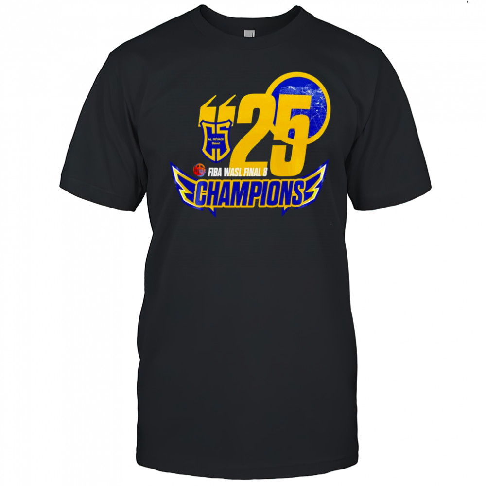 2025 Al Riyadi Fiba Wasl Final 8 Champions shirt