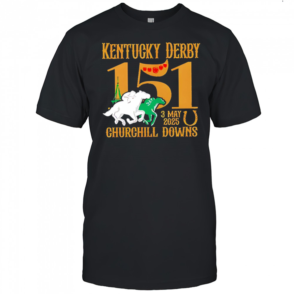 2025 Kentucky Derby Embroidered Baseball shirt
