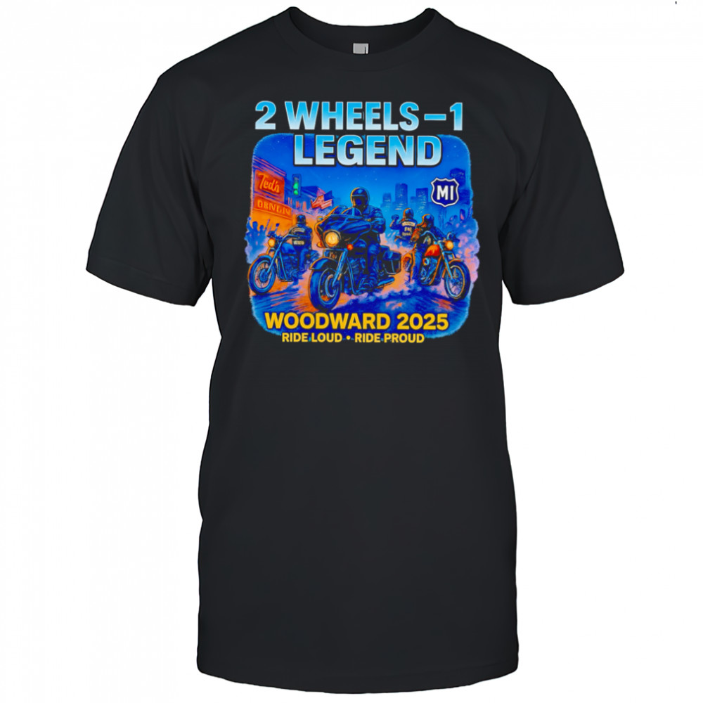 2025 Woodward Biker Legend 2 Wheels shirt