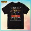 30 Years 1994-2024 Creed Band Signatures Short-Sleeve T-Shirt