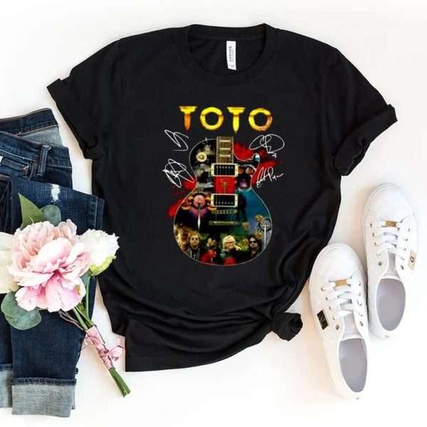 45 Years Of TOTO 1977-2022 Signatures T-Shirt