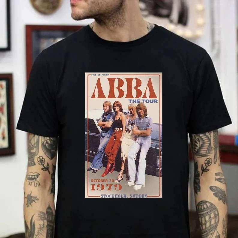 ABBA The Tour 1979 Vintage T-Shirt