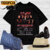 ACDC 50th Anniversary 1973-2023 Signatures Band Member T-Shirt