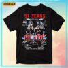 ACDC 51 Years 1973 - 2024 Thank You For The Memories T-Shirt
