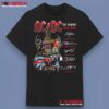 ACDC 52 Years 1973-2025 Guitar Signatures Shirt