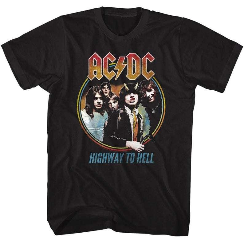 ACDC Highway To Hell Rock Band T-Shirt