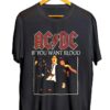 ACDC If You Want Blood T-Shirt Music Band Merch