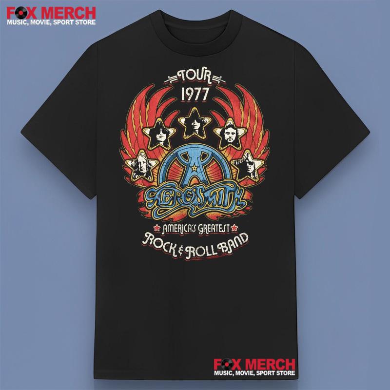 AEROSMITH America's Greatest Rock & Roll Band Tour 1977 T-Shirt