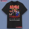 Acdc Pwr Up World Tour 2025 Thank You For The Memories Shirt