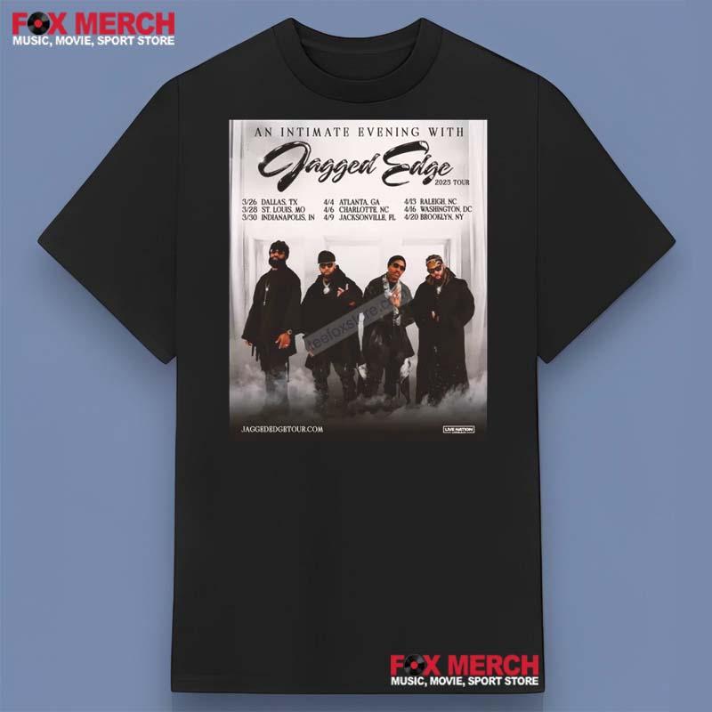 An Intimate Evening With Jagged Edge Tour 2025 T-Shirt