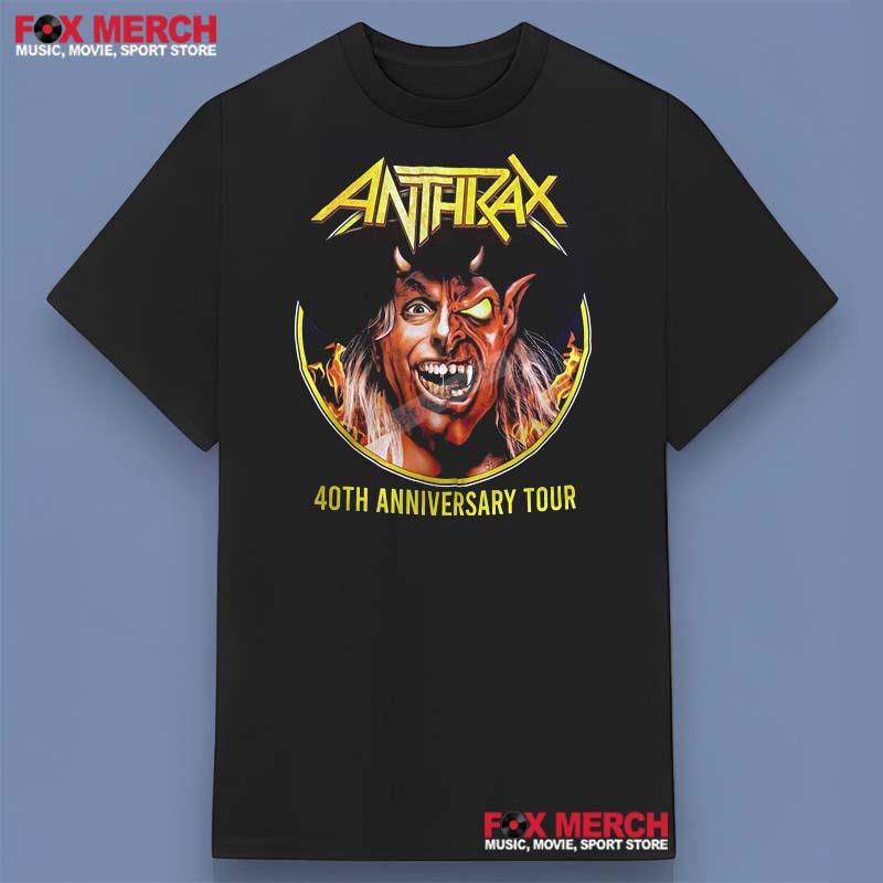 Anthrax 40th Anniversary Tour Shirt