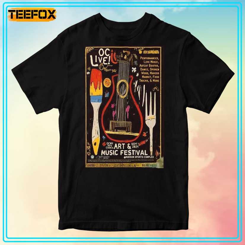 Art and Music Festival 2024 Hudson Sports Complex T-Shirt