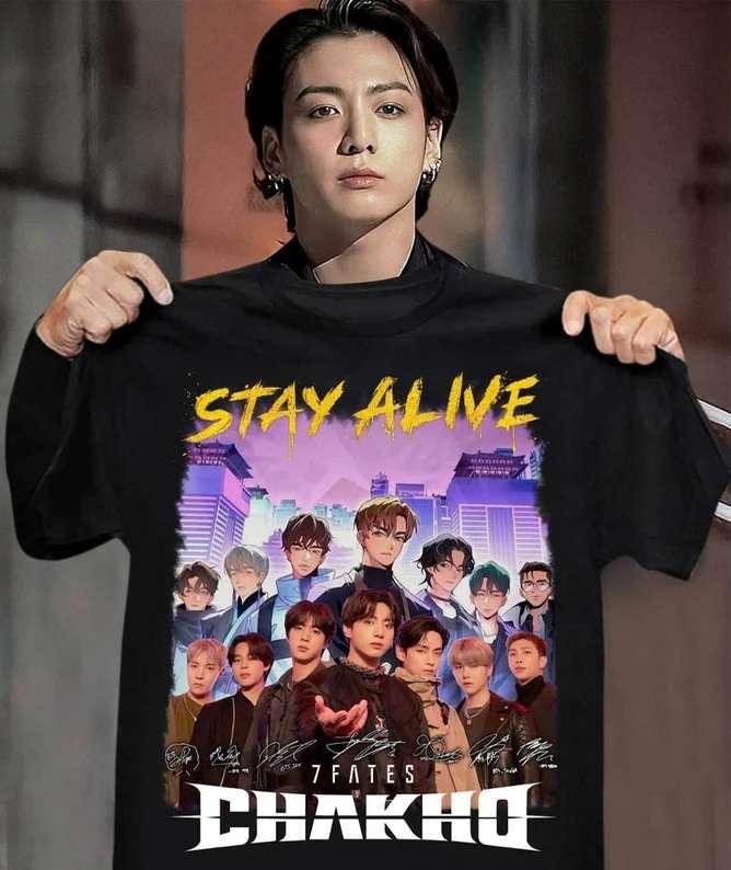 BTS Stay Alive 7 Fates Chakho T-Shirt Merch