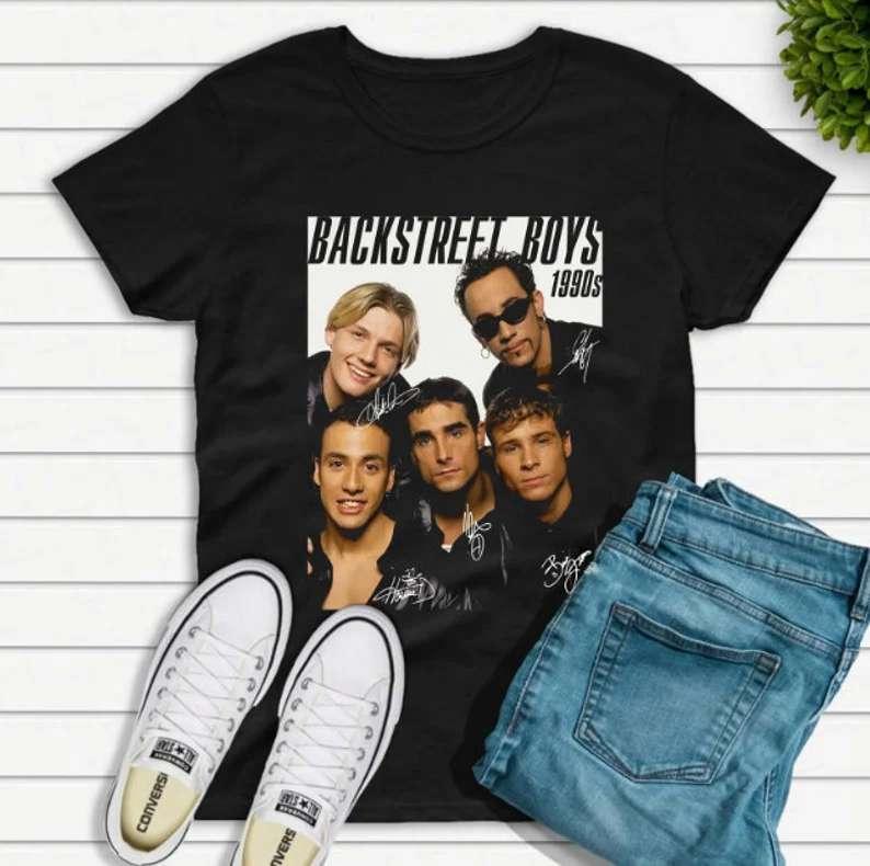 Backstreet Boys Concert 1990 Tour Music T-Shirt Boy Band