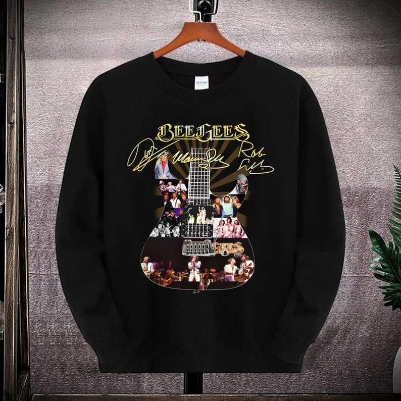 Bee Gees Band Members Signatures 1970 T-Shirt Merch Music