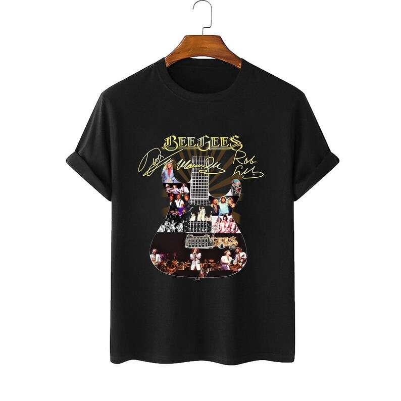 Bee Gees Band Members Signatures 1970 T-Shirt