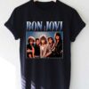 Bon Jovi Rock Band Black Unisex Shirt