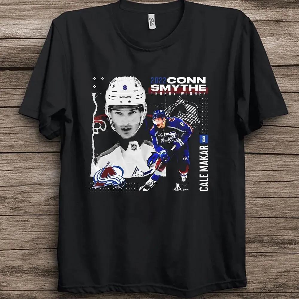 Cale Makar Hockey T-Shirt Colorado Avalanche Champions 2022