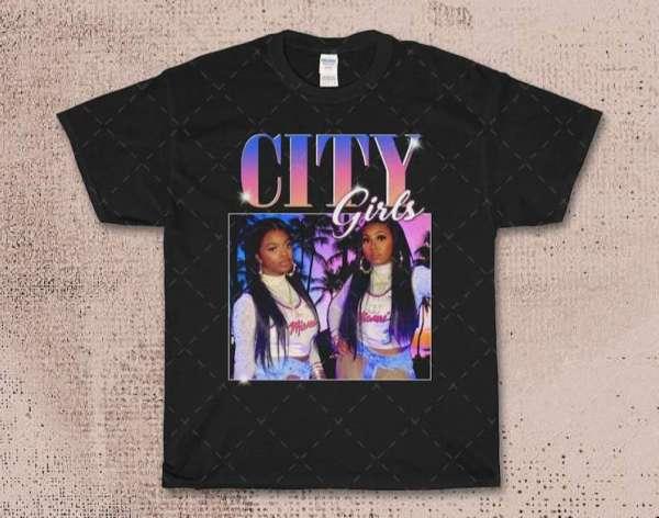 City Girls Rap Hip Hop Duo T-Shirt Merch