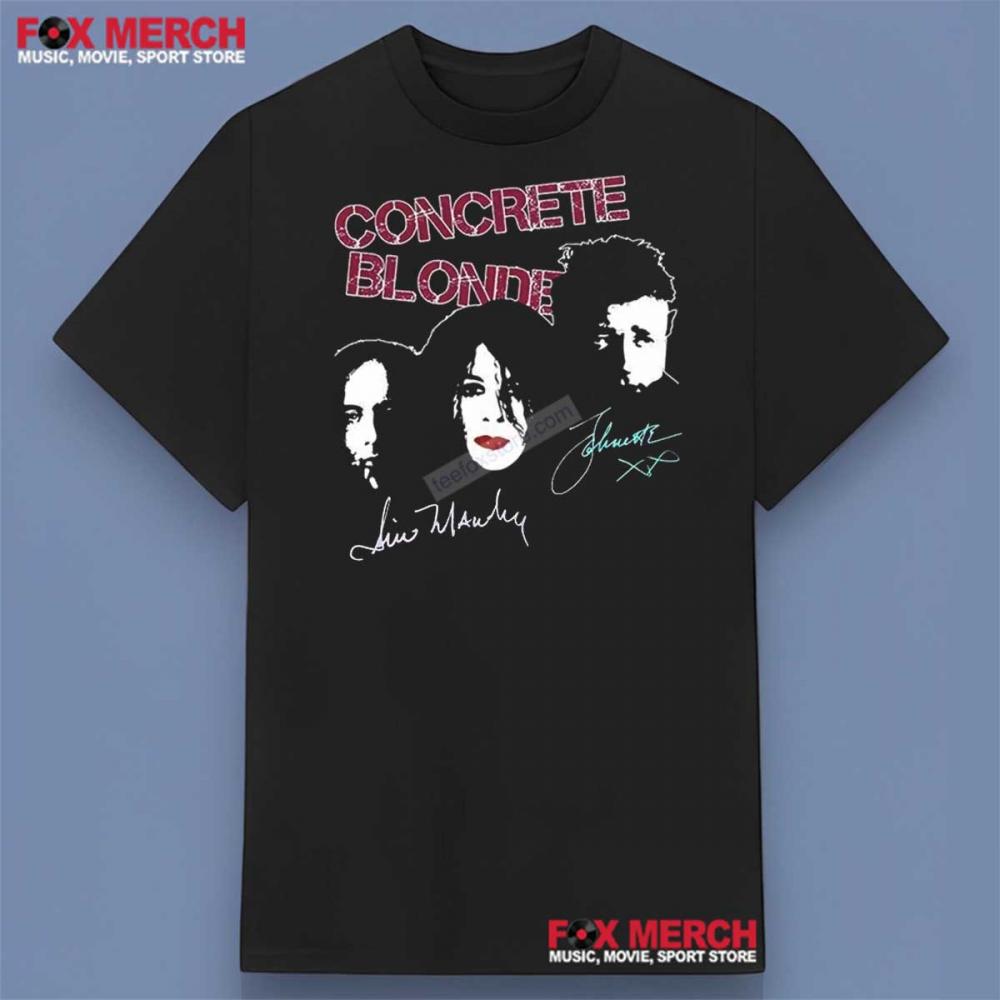 Concrete Blonde Signatures Shirt