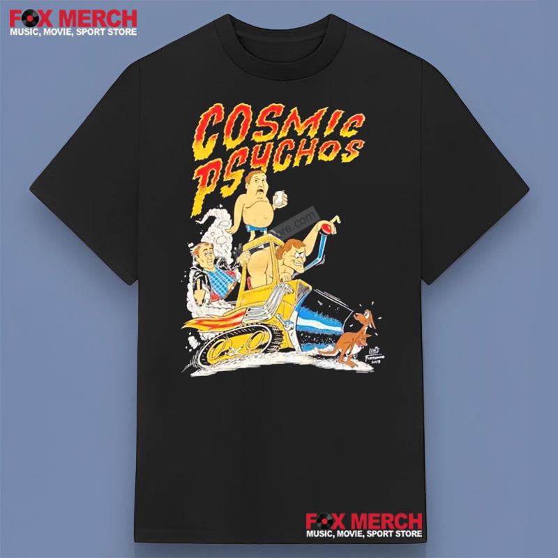 Cosmic Psychos Band Tour Black Shirt
