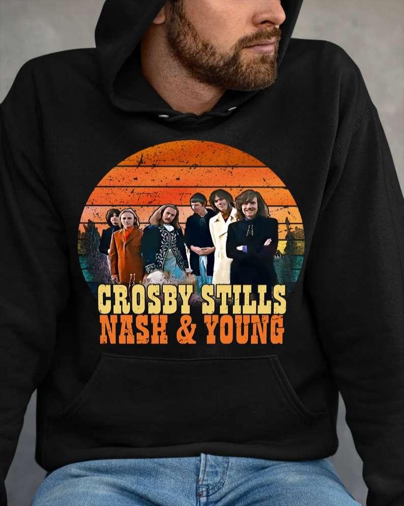 Crosby Stills Nash & Young Band Unisex T-Shirt