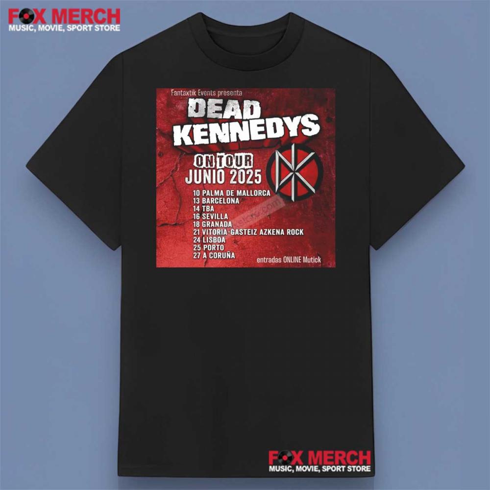 Dead Kennedys Band On Tour 2025 Junio Shirt