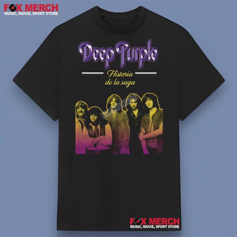 Deep Purple Historia De La Saga Band Shirt