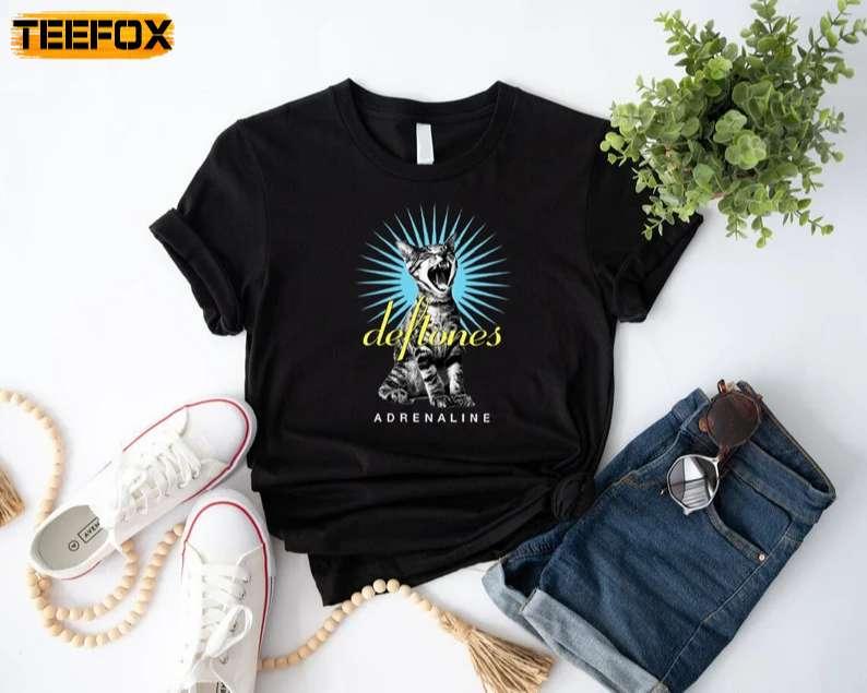 Deftones Band Adren-Aline Cat Music T-Shirt