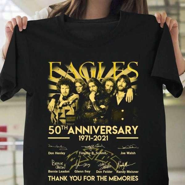 Eagles 50th Anniversary Signatures T-Shirt Music