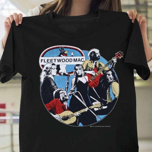 Fleetwood Mac 1979 The Tusk Tour Concert T-Shirt Merch