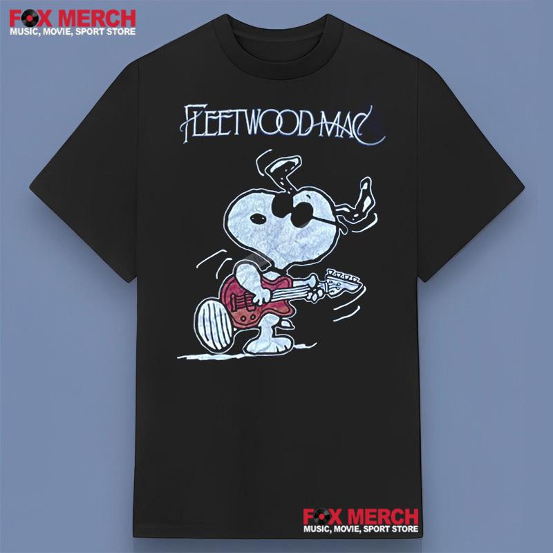 Fleetwood Mac Snoopy Plays Guitar Shirt