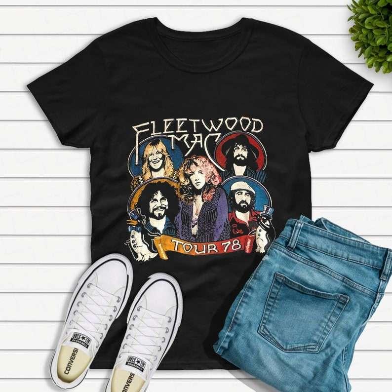 Fleetwood Mac Tour 1978 T-Shirt Band Music Merch