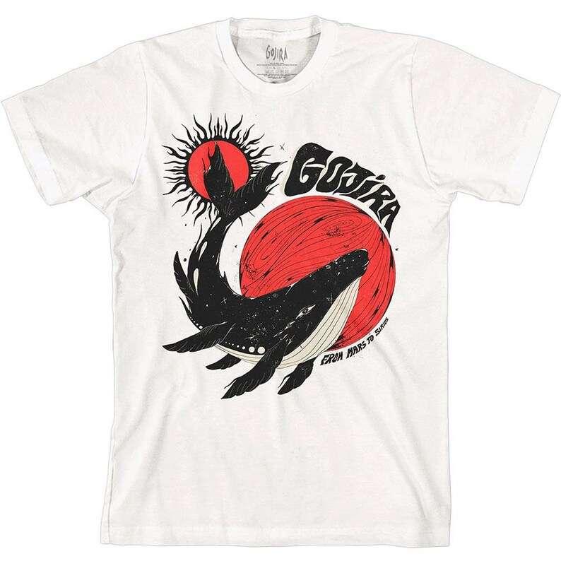 Gojira Band T-Shirt Whale