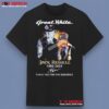 Great White Jack Russell 1960-2024 Signatures Graphic T-Shirt