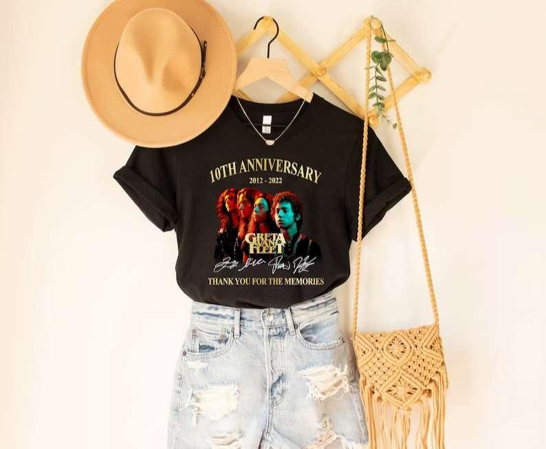Greta Van Fleet 10th Anniversary T-Shirt