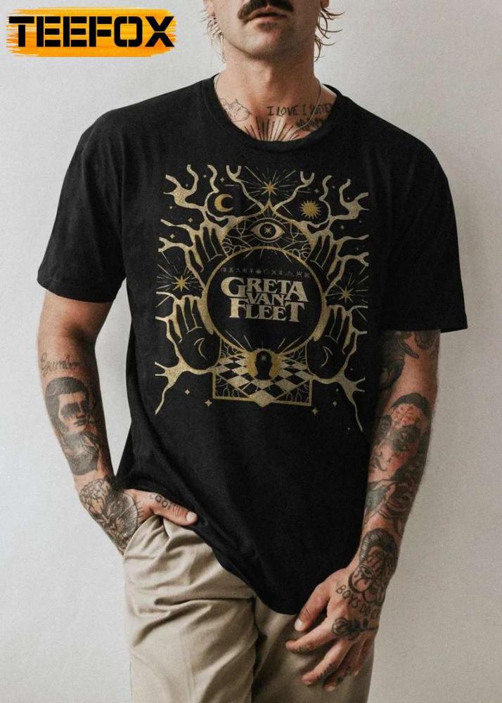 Greta Van Fleet Dreams In Gold Rock Band T-Shirt