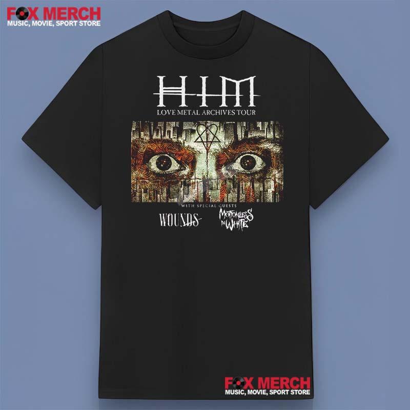HIM Band Love Metal Archives Tour Shirt