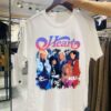 Heart Rock Band Retro Style Unisex T-Shirt