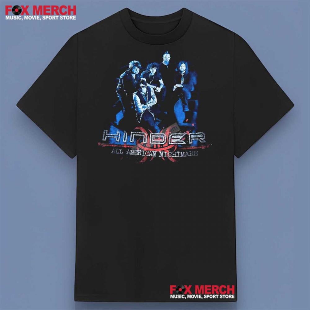 Hinder Band All American Nightmare Tour Shirt