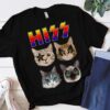 Hiss Cats Kittens Rockin T-Shirt Funny Kiss Band