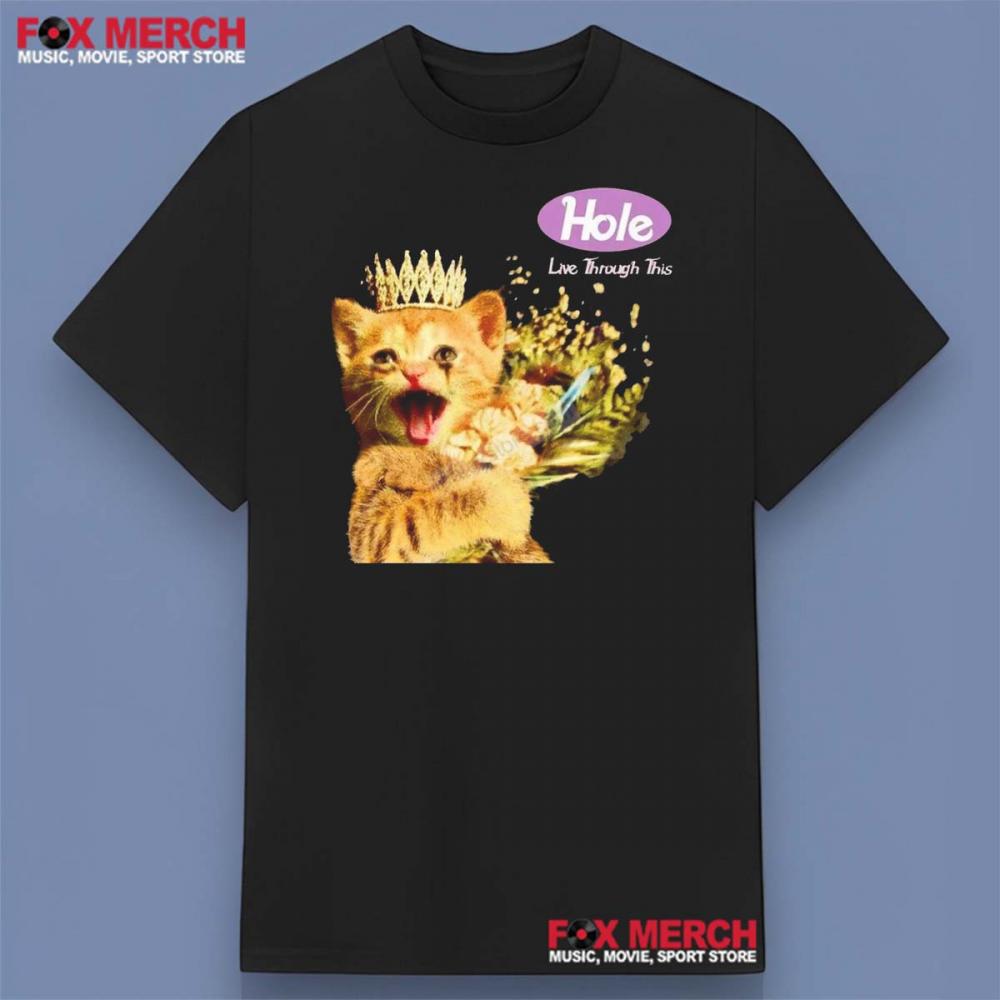 Hole Band Live Through This Album Cat Shirt
