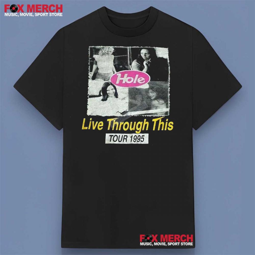 Hole Live Through This Rare Tour 1995 T-Shirt